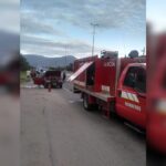 Chocaron dos autos por Av. Félix de la Colina: Una de las conductoras, debió ser trastada al hospital