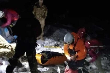 Dramático rescate de un militar que había quedado varado en el Volcán Lanín