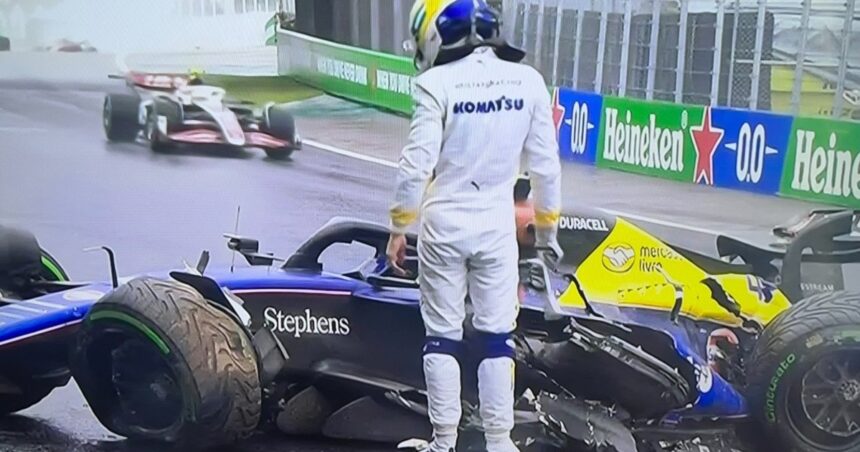 Williams mostró el ‘rompecabezas’ que debió armar para reconstruir el auto de Franco Colapinto tras el accidente en el Gran Premio de Brasil