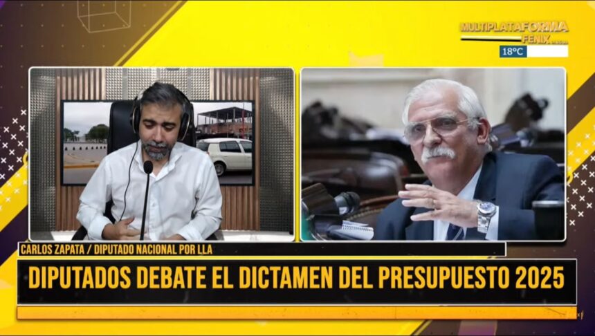 Carlos Zapata, sobre el presupuesto 2025: “Las provincias son angurrientas, cada vez piden más y más”.