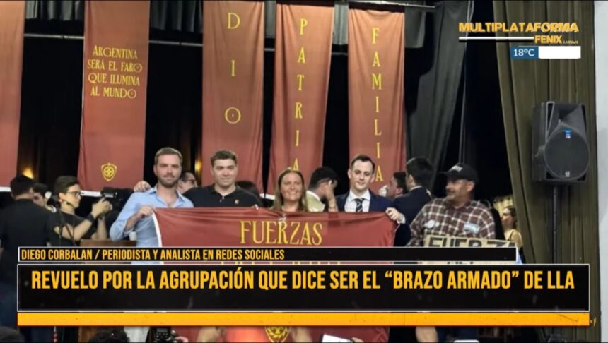 Revuelo por la agrupación que dice ser el “Brazo Armado” de la Libertad Avanza