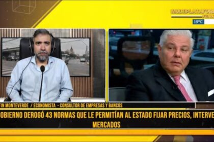 Agustín Monteverde: “todas las regulaciones complican la vida de los argentinos”