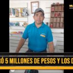 Chepes: encontró 5 millones de pesos y los devolvió