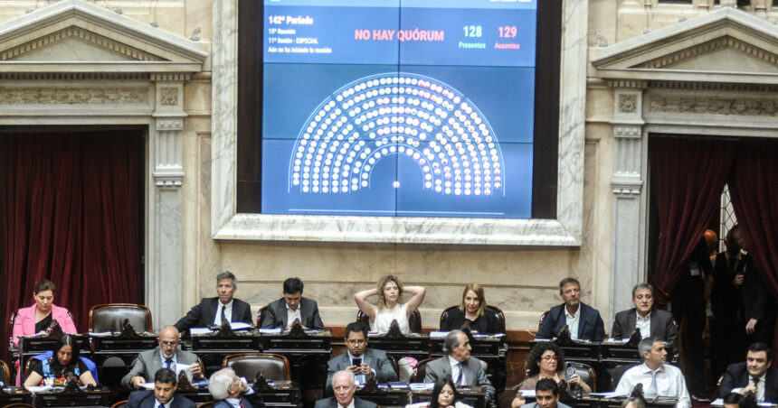 El oficialismo y el PRO no juntaron el quórum en Diputados y fracasó el intento para tratar Ficha Limpia