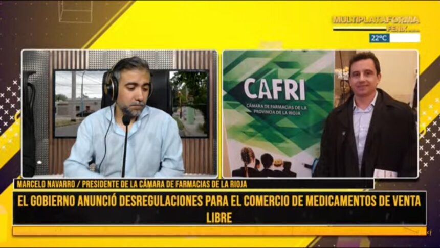 Marcelo Navarro adelantó el rechazo de la entidad a la desregulación de la venta de medicamentos de venta libre