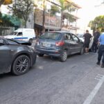 Accidente en cadena por Av. Perón y Rosario Vera Peñaloza