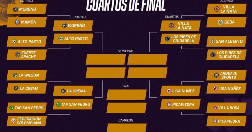 Copa Potrero: así quedó la tabla de posiciones actualizada hacia los cuartos de final