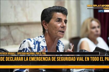 Patricia Vásquez pidió declarar la emergencia vial en todo el país