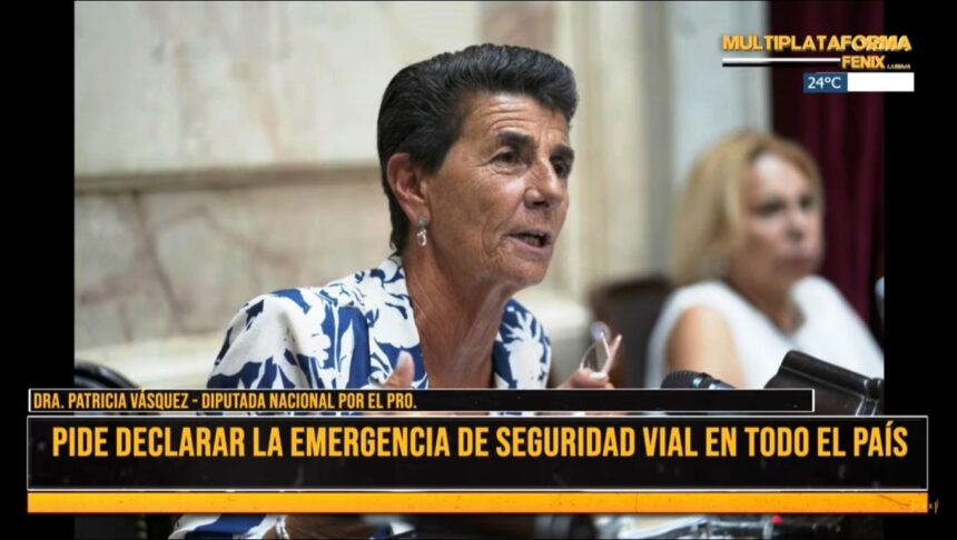 Patricia Vásquez pidió declarar la emergencia vial en todo el país