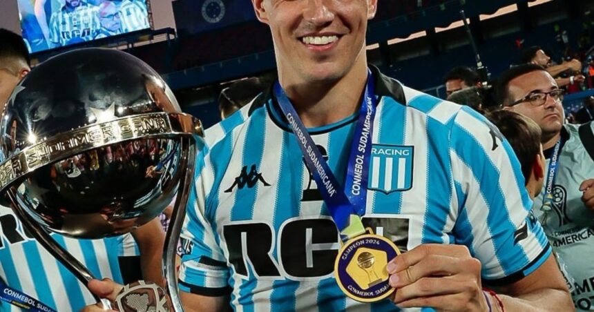 Agustín García Basso, estirpe de campeón en el nombre del abuelo y también del hijo: “Daba mucho por ésta Copa Sudamericana con Racing”