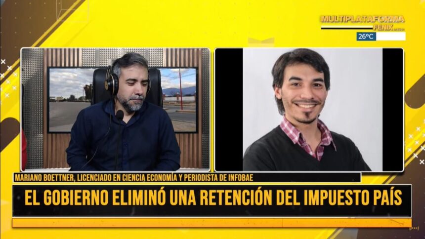 Mariano Boettner, sobre la eliminación del impuesto PAIS: “Se benefician las importaciones y también los consumos en el exterior”