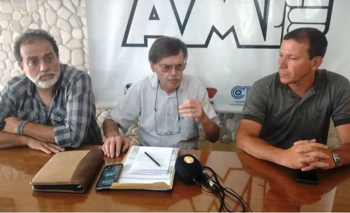 Por la retención de la cuota sindical, Rogelio De Leonardi anunció que AMP marchará a principios de diciembre