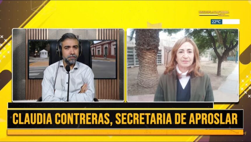 Claudia Contreras de APROSLaR: “Este bono es muy bajo, asi que no estamos de acuerdo”