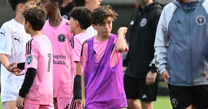 El llanto de Thiago Messi tras la eliminación de Inter Miami en la Newell’s Cup