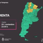 La Rioja en alerta por tormentas de variada intensidad, actividad eléctrica y caída de granizo