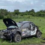 Cesar Folledo y Yamil Menem volcaron en el Rally de Mina Clavero: “Los pilotos están en perfectas condiciones. Eso es lo que tranquiliza a la gente que sigue la categoría.”