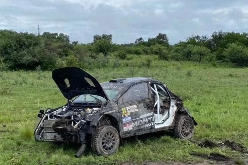 Cesar Folledo y Yamil Menem volcaron en el Rally de Mina Clavero: “Los pilotos están en perfectas condiciones. Eso es lo que tranquiliza a la gente que sigue la categoría.”