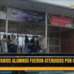 Colegio 13: alumnos atendidos por intoxicación