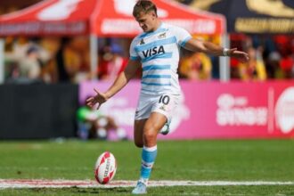 Los Pumas 7s arrancaron con todo la temporada del circuito mundial: tres jugados y tres ganados en el Seven de Dubai