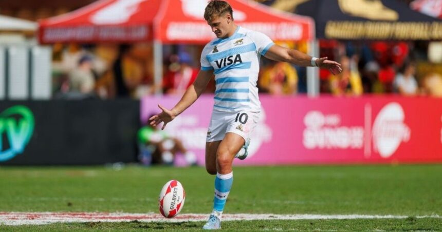 Los Pumas 7s arrancaron con todo la temporada del circuito mundial: tres jugados y tres ganados en el Seven de Dubai