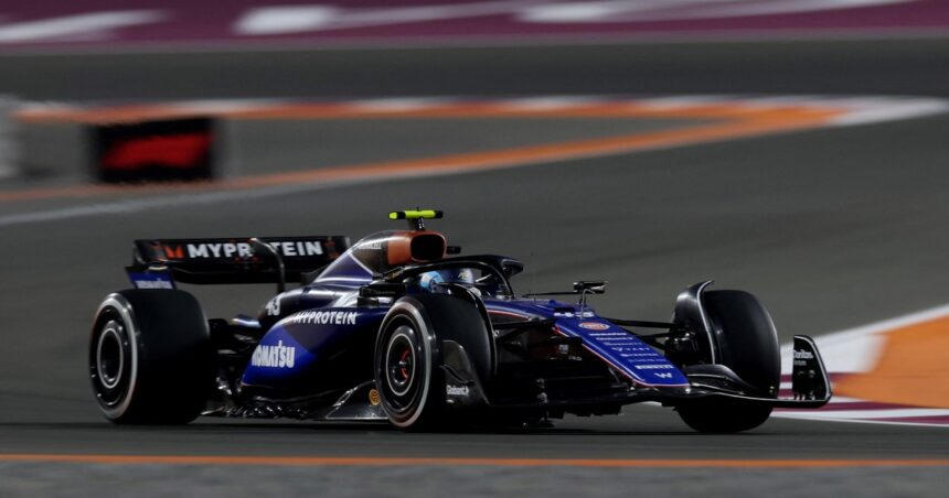 Colapinto, con mejores sensaciones, asombró con su sobrepaso a Checo Peréz en la carrera sprint que Norris le regaló a Piastri en el GP de Qatar de F1