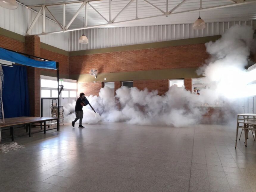 CHEPES | CAMPAÑA DE FUMIGACIÓN EN INSTITUCIONES EDUCATIVAS