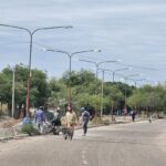 Plazoleta Eva Perón | RECAMBIO DE LUMINARIA Y REMODELACIÓN DEL BOULEVARD OBISPO ANGELELLI