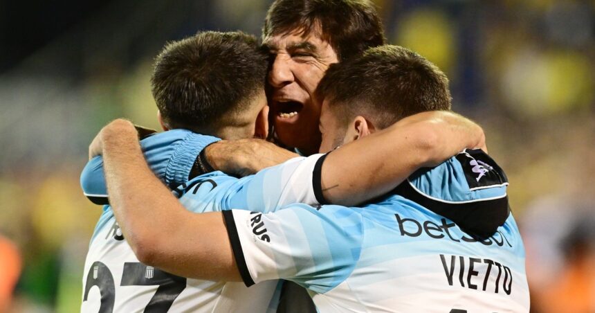 Arde la tabla de la Liga Profesional: Racing le ganó Rosario Central y le mete presión a Vélez, a la espera del partidazo entre Talleres y Huracán