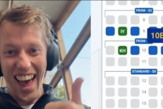 El truco para evitar el asiento del medio en el avión sin pagar de más: “No falla nunca”