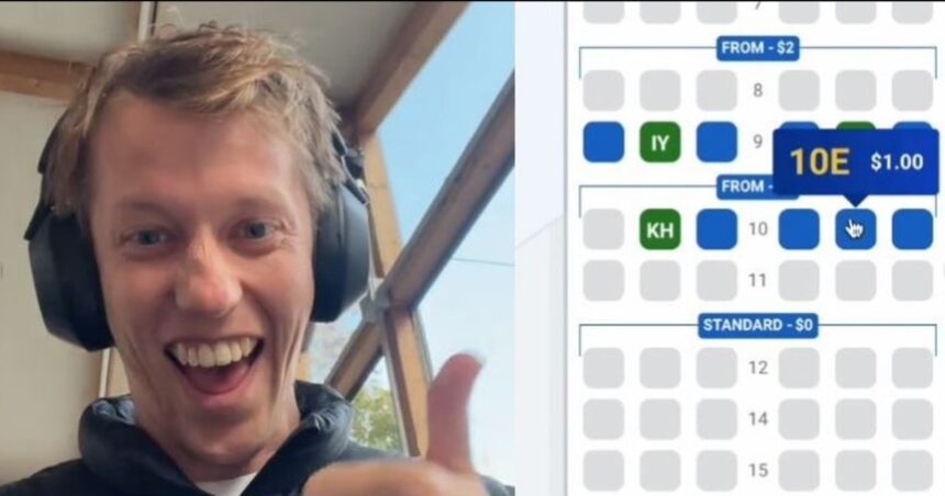 El truco para evitar el asiento del medio en el avión sin pagar de más: “No falla nunca”