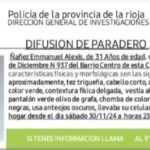 Policía solicita información sobre el paradero de un joven