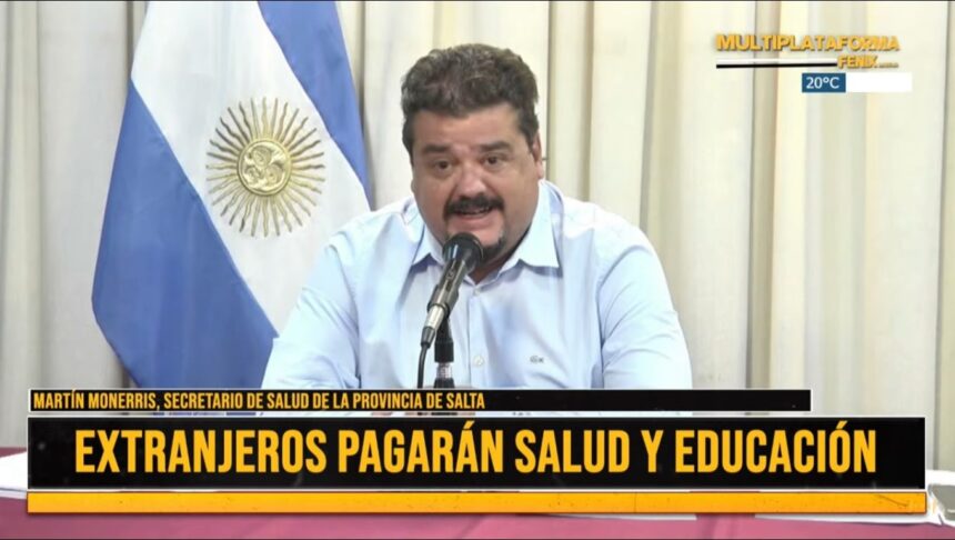 Martín Morrenis, secretario de salud de la provincia de Salta: “Antes, con los tours sanitarios, se atendía sin ningún tipo de arancel”.