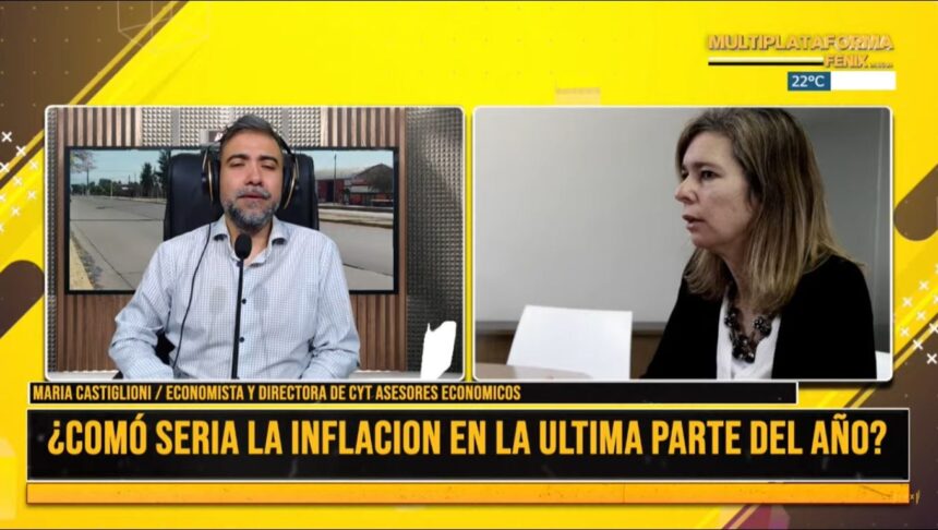 María Castiglioni, economista y directora de CYT Asesores: “La inflación de noviembre será de 2,6%”