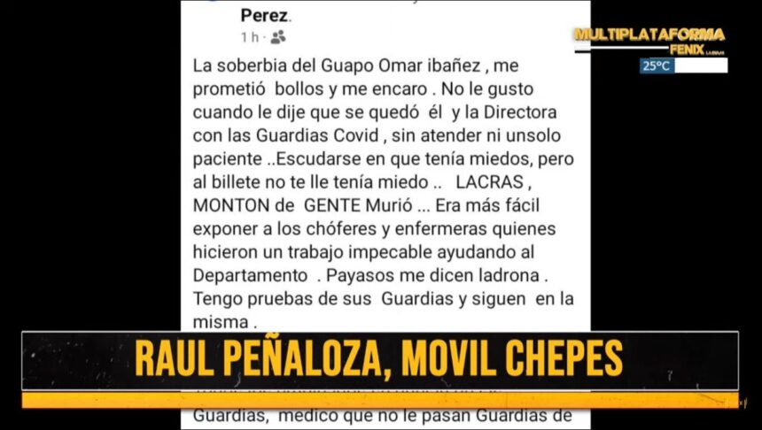 Chepes: Bochornosa y lamentable discusión en el hospital