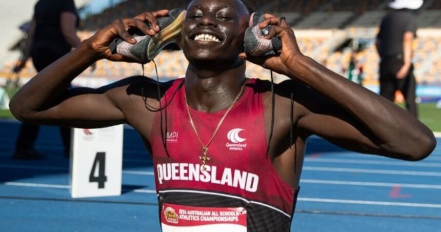 Quién es Gout Gout, el joven velocista australiano de 16 años que amenaza con romper los récords de Usain Bolt