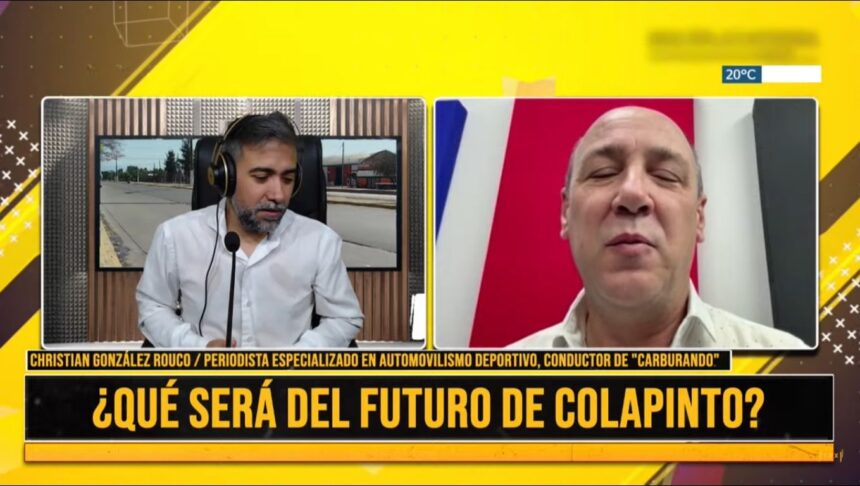 Cristian González Rouco habló sobre el futuro de Colapinto