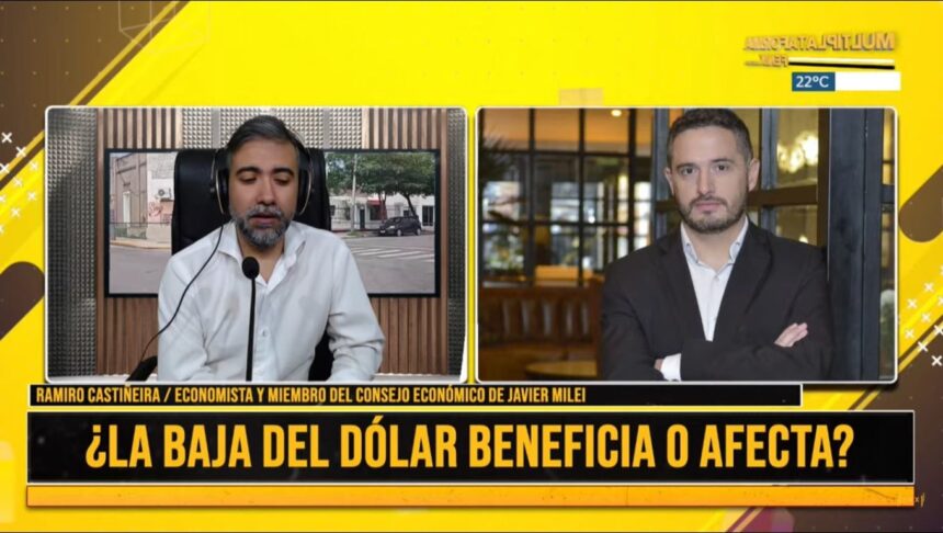 Ramiro Castiñeira, sobre la caída del dólar blue: “Es parte del proceso de recuperar el peso como moneda”