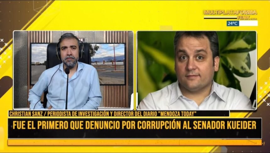 Christian Sanz denunció por corrupción al senador Kueider