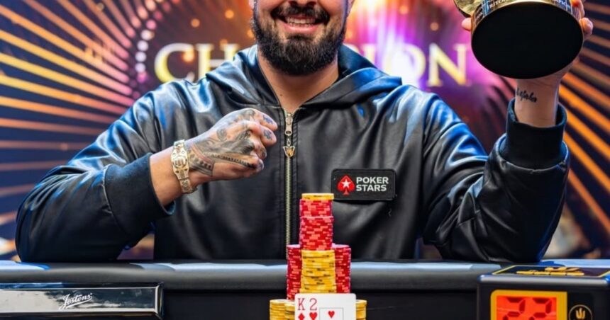 El rapero argentino Papo MC hizo historia y embolsó 12 millones de dólares tras ganar un prestigioso torneo de póker