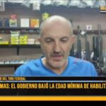 Gustavo Feier, sobre la baja de edad para ser legítimo usuario de armas: “Era un pedido de hace muchos años”