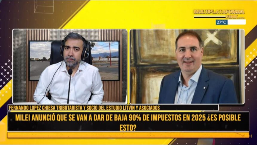 Fernando López Chiesa, sobre la eliminación de impuestos: “La idea es sacar los de poca recaudación”