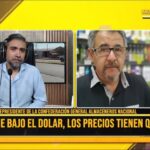 Fernando Savore: “Ahora que bajó el dólar, los precios tienen que bajar”