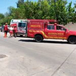 Accidente de moto en Av. San Nicolás de Bari Este