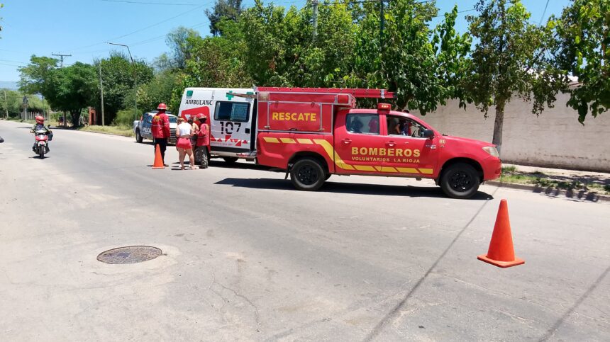 Accidente de moto en Av. San Nicolás de Bari Este