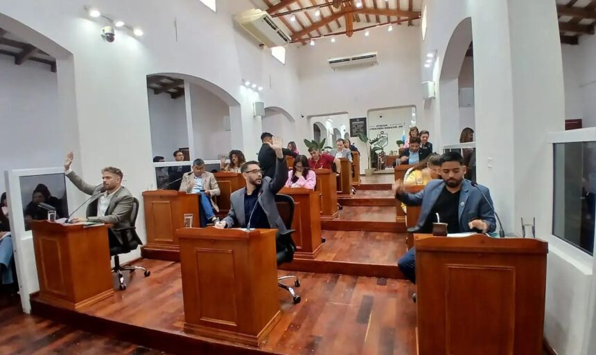 La Juventud del Pro se manifestó en contra los concejales que votaron a favor de la impositiva municipal