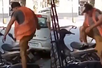 Video: una pelea entre “trapitos” terminó con una motocicleta destrozada en Córdoba