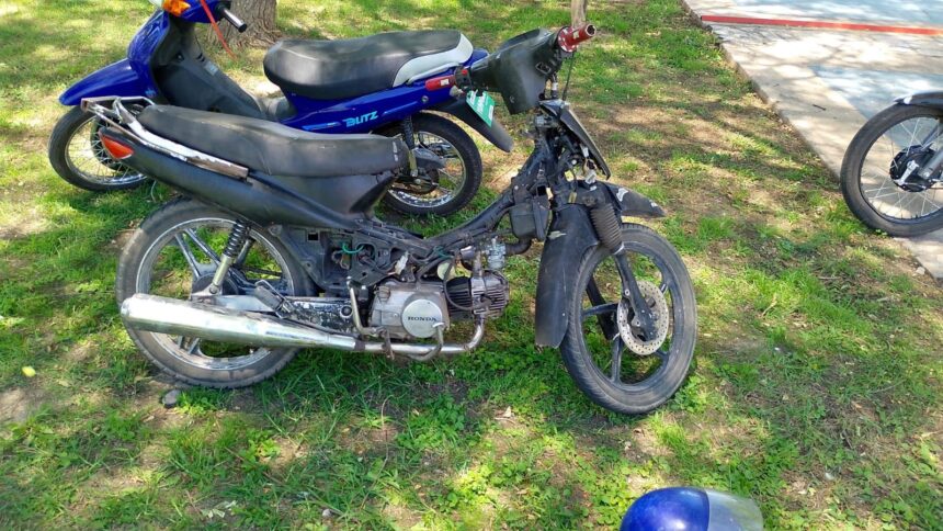 Intentaron robar una moto en el Parque de la Cuidad