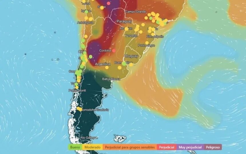 La Rioja entre las ciudades más contaminadas de Argentina por la calidad de aire en el 2024