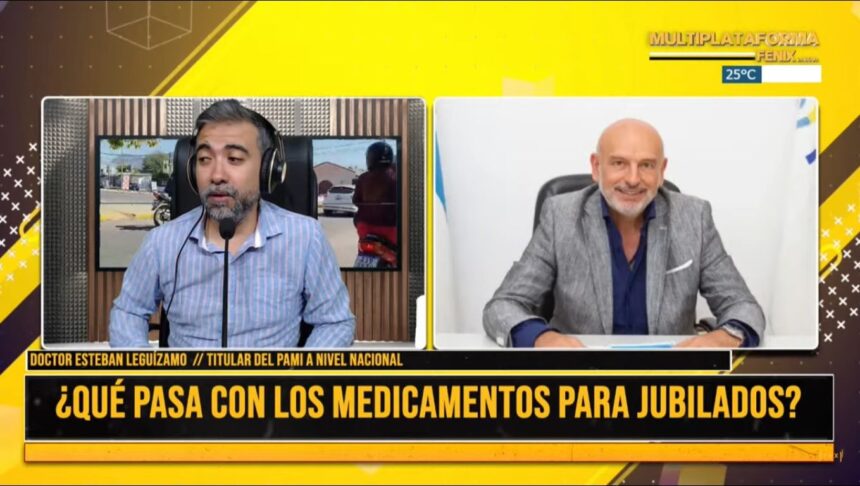 El director nacional del PAMI, Esteban Leguízamo, explicó los cambios en la cobertura de medicamentos