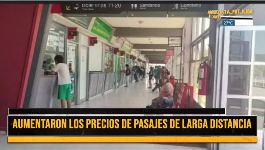 Llegan las vacaciones y aumentan los pasajes